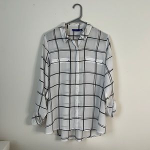 Apt. 9 Long Sleeve Blouse | Contemporary Stripes